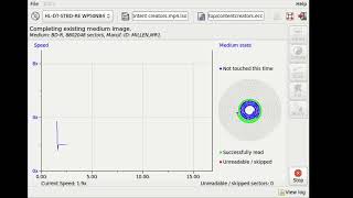 Testing A 25GB MDisc Using dvddisaster [upl. by Airym]