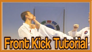 Taekwondo Front Snap Kick Tutorial  GNT How to [upl. by Reid359]