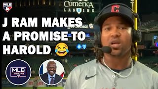 José Ramírez interview after forcing Game 5 in ALDS  MLB Tonight [upl. by Gnoix]