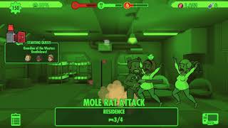 Objective Survive 10 Mole rat attacks with no casualties 12 Vault 340  Fallout Shelter iOSAND [upl. by Avaria]