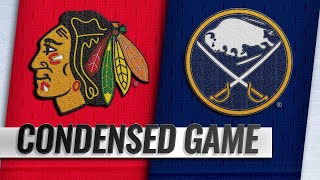 020119 Condensed Game Blackhawks  Sabres [upl. by Aveer]