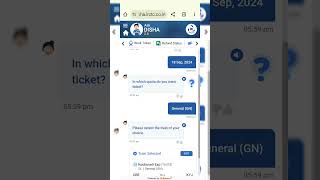 IRCTC CHAT BOT Train ticket booking with AI technology Easy and simple [upl. by Isewk]