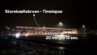 Storebæltsbroen Timelaps [upl. by Mordy]