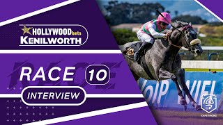 20240120 Hollywoodbets Kenilworth interview Race 10 won by ITSRAININGWILLIAM [upl. by Fasta]