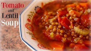 Italian Tomato and Lentil Soup  Easy Dinner Recipe [upl. by Myrvyn231]