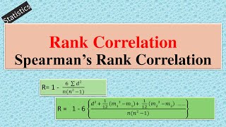 Rank Correlation [upl. by Reifinnej]