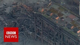 Didcot Power Station explosion  BBC News [upl. by Araas550]