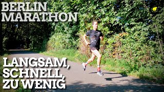 Marathon Training – nicht ganz optimale Vorbereitung auf Berlin [upl. by Cordier397]