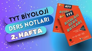 2 HAFTA TESTİ  TYT BİYOLOJİ DERS NOTLARI [upl. by Durno]