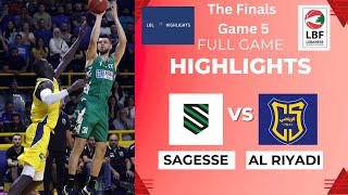 AL Riyadi vs Sagesse Full Game Highlights LBL Finals Game 5 20232024 [upl. by Devol]