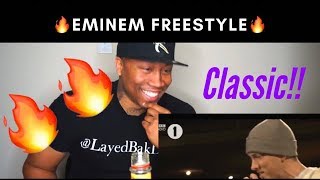 Eminem Best Freestyle Ever REACTION [upl. by Ayahsal293]