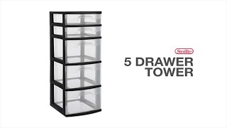 Sterilite 5 Drawer Tower [upl. by Zins135]