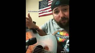 Check out the full review on my channel tiktok short shorts review reviews guitar acoustic f [upl. by Anitsirc]