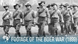 Rare War Footage from The Boer War 1899  War Archives [upl. by Eartnoed]