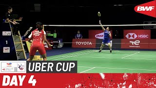 BWF Uber Cup Finals 2022  Japan vs Indonesia  Group A [upl. by Asseniv]