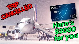 How to get Credit Cards to Pay You MONEY For CancelledDelayed Trips [upl. by Ellenahs]