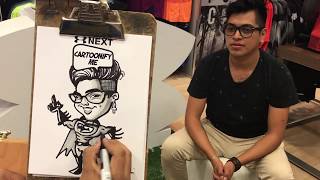 Caricaturista para eventos fiestas y expos en Mexico [upl. by Eetnod]