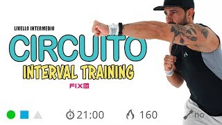 Circuito Total Body Senza Salti  Esercizi In Interval Training [upl. by Whittaker]