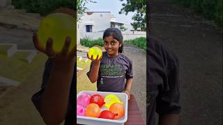 water balloon catching challange💧🎈TomampJerry 😁DiyaIshwarya shorts viralvideo [upl. by Velvet508]