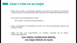 Conferencia Nefritis Lúpica Estudios de caso y lecciones aprendidas [upl. by Payton]