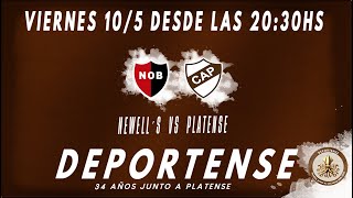 NEWELL´S VS PLATENSE  COPA DE LA LIGA 2024  DEPORTENSE [upl. by Ollehcram]