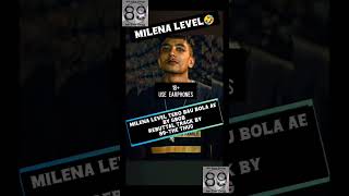 reply to gbobmilena level tero bau aayo herGBOBOFFICIAL 89TheThug shortvideo shorts rap [upl. by Moselle]