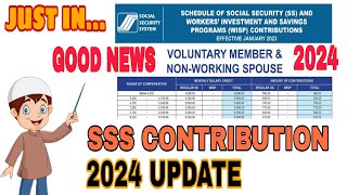 SSS CONTRIBUTION UPDATE 2024SSSVOLUNTARYKA DUDE DONG TV [upl. by Anitrak581]