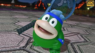 Luigi Chain Chomp Vs Diddy Kong Spike  Mario Tennis Aces ⁴ᴷ Switch [upl. by Eppesiug]