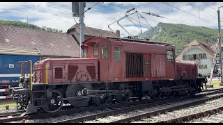 Oebb OensingenBalsthalBahn  Rangierfahrt Krodokil 15301 De 66 [upl. by Moncear578]