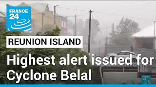 Frances Reunion Island on highest alert as Cyclone Belal hits • FRANCE 24 English [upl. by Alesig]