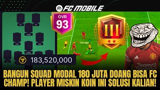 SQUAD MISKIN BISA GAK SAMPE 200 JUTA NI BOS BURUAN COBAIN COK fcmobile fifamobile football [upl. by Raynard]