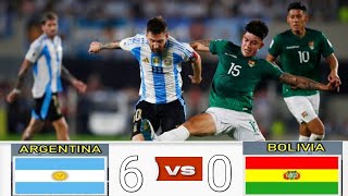 Argentina vs Bolivia60 highlights world cup qualifiers [upl. by Walcott]