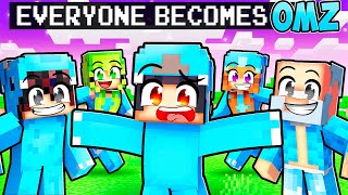 Everyone BECOMES OMZ in Minecraft With Crazy Fan Girl [upl. by Ymme141]