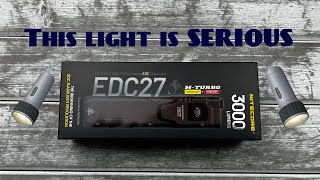 This Flashlight Means BUSINESS — The NiteCore EDC27 [upl. by Raknahs]