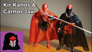 Kir Kanos amp Carnor Jax  Star Wars Comic Pack Figure Review [upl. by Seyler]