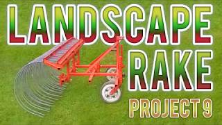 Homemade Project 9 Landscape Rake  2018 Lithuania [upl. by Woermer]