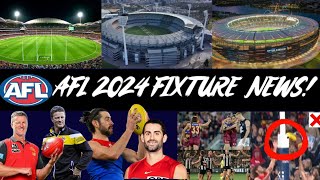 AFL 2024 FIXTURE NEWS Everything Known So Far [upl. by Alol786]