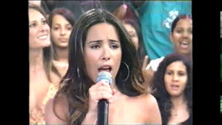 Wanessa Camargo canta quotNão resisto a nós doisquot no Caldeirão do Huck 2005 [upl. by Ahsiki]