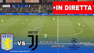 🔴 IN DIRETTA  Aston VillaJuventus  Streaming live completo della partita 202425 [upl. by Eittam]