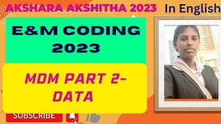 Evaluation amp management 2023  part 2  EM Coding Guidelines 2023 eampm evaluationmanagement cpc [upl. by Alhan872]