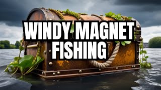 Northants magnet fishing is live in the wind [upl. by Gamin]