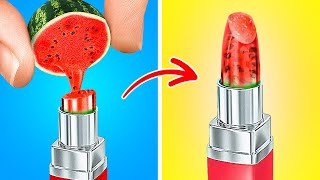 GIRLY SCHOOL HACKS AND CRAFTS 💄 Funny DIYs amp Ideas To Become Popular by 123 GO [upl. by Delfeena]