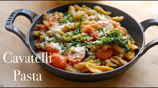 Cavatelli Pasta Marinated Tomatoes amp Broccolini [upl. by Pfaff]