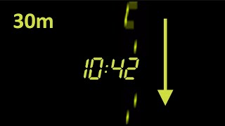 30 Minute Digital Countdown Timer [upl. by Croteau705]