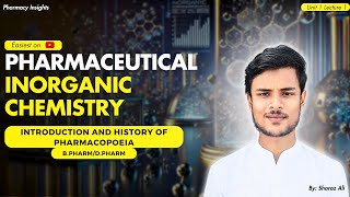 Introduction to Pharmaceutical Inorganic Chemistry  B pharmaD pharma [upl. by Sevart]