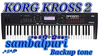 Korg Kross2 sambalpuri Backup tone new [upl. by Annaehs]