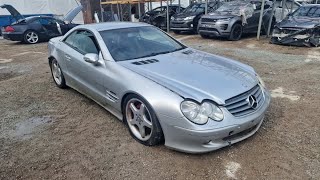 Mercedes R230 SL500 50 engine test [upl. by Sukhum]