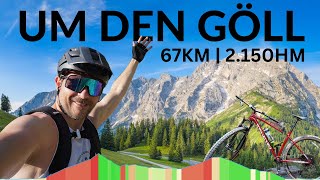 KRASSE HERAUSFORDERUNG MTBTour Rund um den Hohen Göll Leistungsvariante Rossfeld  67km 2150hm [upl. by Aimar]