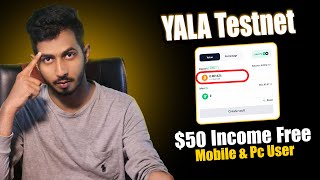 Yala Testnet Airdrop  YALA Airdrop  50 Free Earning chance [upl. by Ranson]