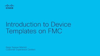 Introduction to Device Templates on FMC [upl. by Haden5]